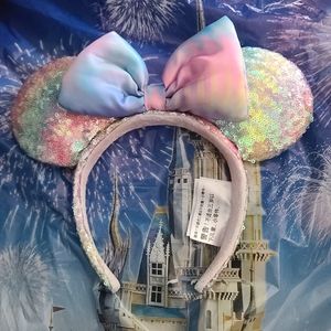 Tie dye minnie ears